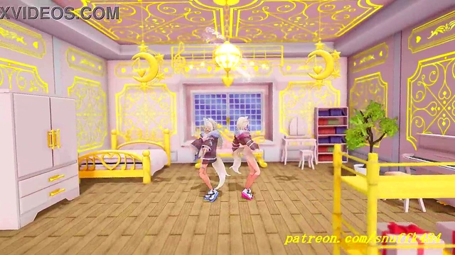 no VR mmd Fuwa Moco Dance 3d hololive Hentai