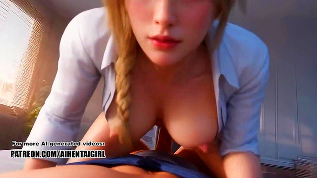 or Alive Helena Douglas cosplay Kissing'Riding and making you cum in her hand