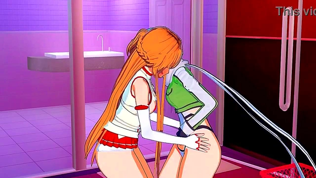 hent art online asuna x sinon yuri hentai