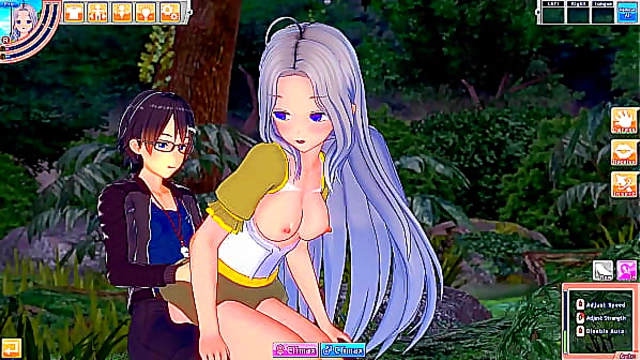 Ellie The Hentai Sorceress Casts A Spell On Guy's Cock