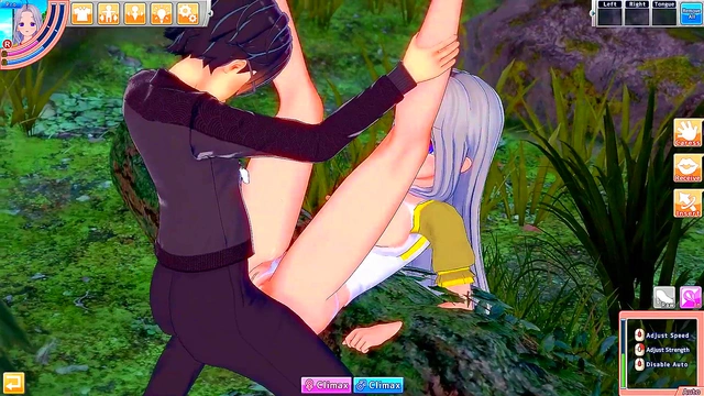 Ellie The Hentai Sorceress Casts A Spell On Guy's Cock