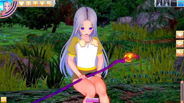 Ellie The Hentai Sorceress Casts A Spell On Guy's Cock