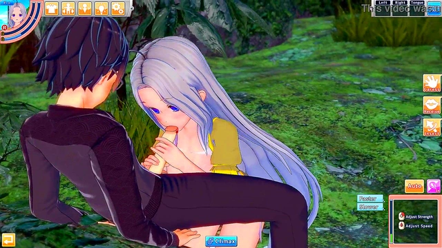 Ellie The Hentai Sorceress Casts A Spell On Guy's Cock