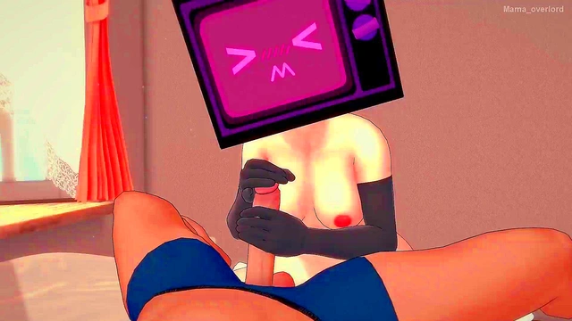 Tv Woman wants to have fun wearing her uniform to fuck (hentai) (uncensored)