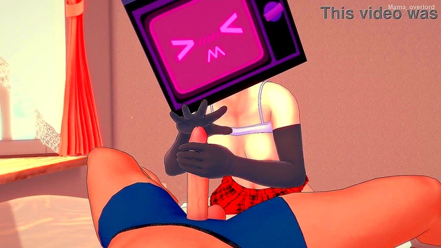 Tv Woman wants to have fun wearing her uniform to fuck (hentai) (uncensored)