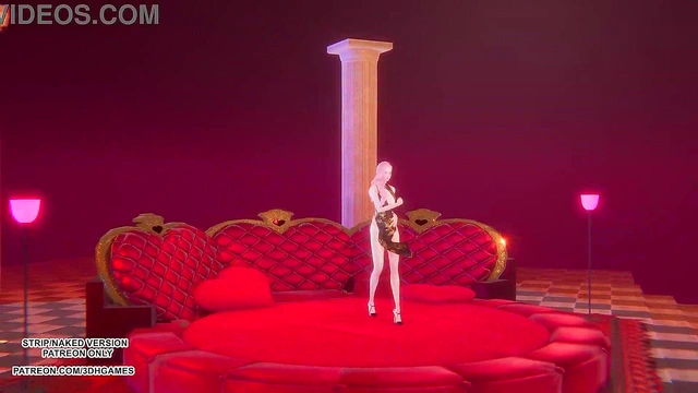 [MMD] HYOLYN - One Way Love Seraphine Sexy Kpop Dance League Of Legends Uncensored Hentai