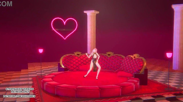 [MMD] HYOLYN - One Way Love Seraphine Sexy Kpop Dance League Of Legends Uncensored Hentai