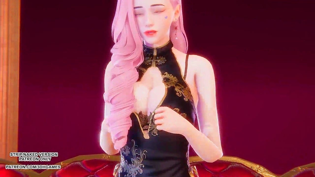 [MMD] HYOLYN - One Way Love Seraphine Sexy Kpop Dance League Of Legends Uncensored Hentai