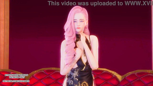 [MMD] HYOLYN - One Way Love Seraphine Sexy Kpop Dance League Of Legends Uncensored Hentai