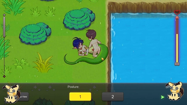 [hentai game] Village Rhapsody Part 7 [Spanish Narrated] Old Woman and Lamia