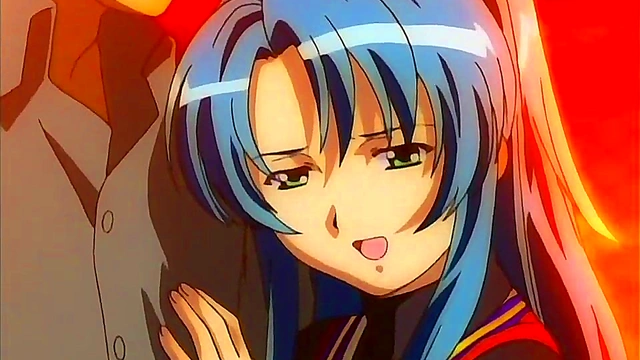 Hentai teacher fucks student on a windy rooftop (english dub)