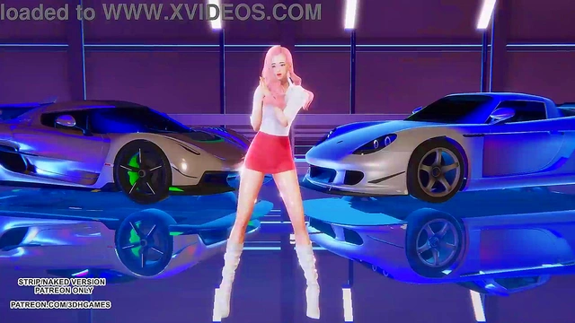 [MMD] EXID - Pink Hot Ahri Seraphine Akali Hot Kpop Dance League of Legends KDA Hentai