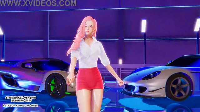 [MMD] EXID - Pink Hot Ahri Seraphine Akali Hot Kpop Dance League of Legends KDA Hentai