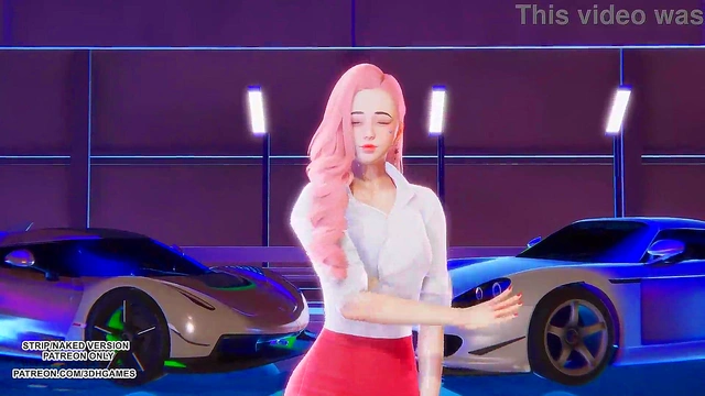 [MMD] EXID - Pink Hot Ahri Seraphine Akali Hot Kpop Dance League of Legends KDA Hentai