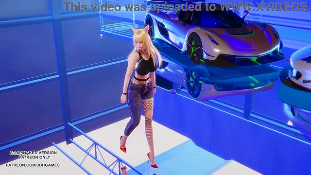 [MMD] EXID - Pink Hot Ahri Seraphine Akali Hot Kpop Dance League of Legends KDA Hentai