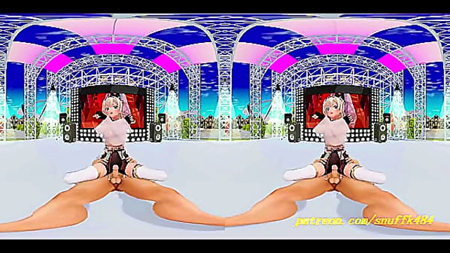 VR180 mmd Iroha Sex Dance 3d hololive Hentai