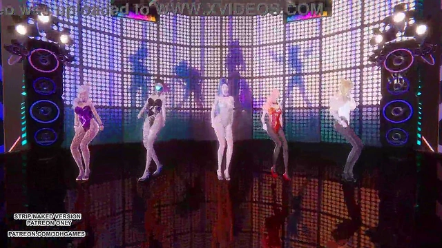 [MMD] EXID - Up Down Ahri Akali Kaisa Evelynn Seraphine Hot Kpop Dance League Of Legends