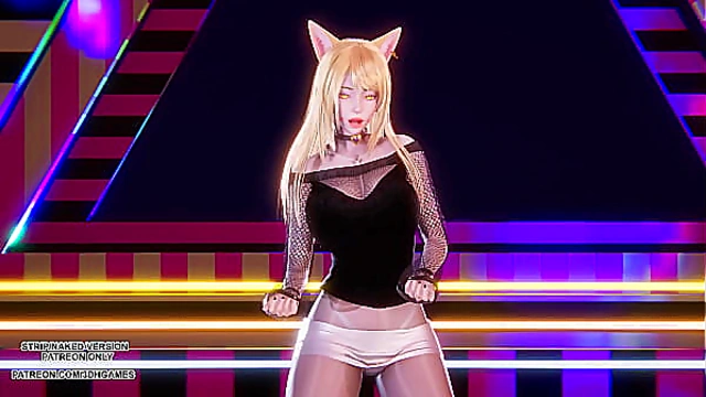 [MMD] Sistar - Touch my body Ahri Sexy Kpop Dance League of Legends Uncensored Hentai 4K