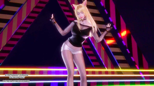 [MMD] Sistar - Touch my body Ahri Sexy Kpop Dance League of Legends Uncensored Hentai 4K
