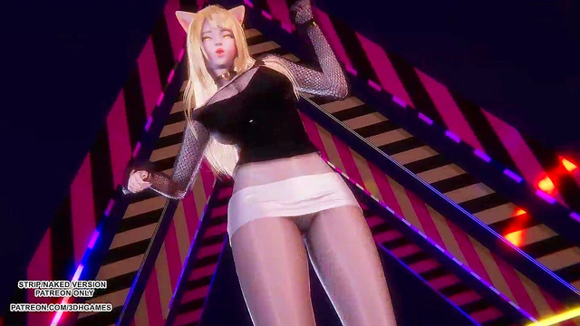 [MMD] Sistar - Touch my body Ahri Sexy Kpop Dance League of Legends Uncensored Hentai 4K