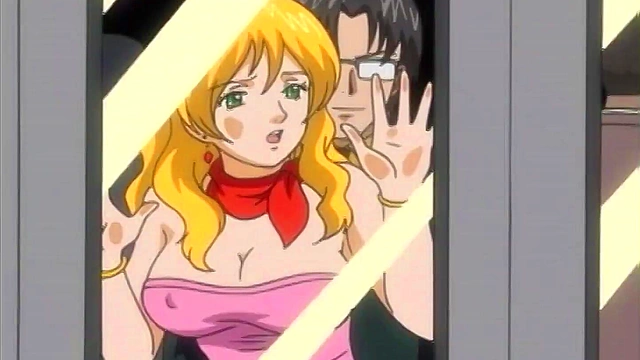 Hentai – a Hot Busty Blonde MILF on a Public Train [UNCENSORED]