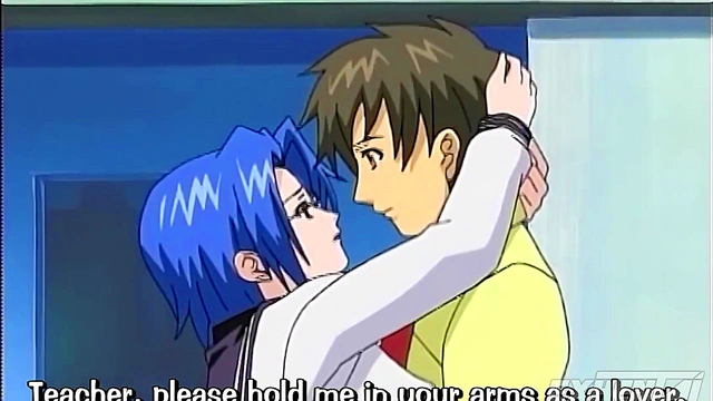 I suck him off and he fucks me in the middle of class - Uncensored Hentai [SUBTITLED]