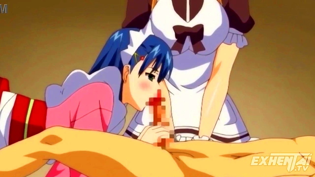 My Girlfriend Catches Me with her Best Friend and Joins for a Threesome - Hentai