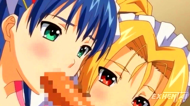 My Girlfriend Catches Me with her Best Friend and Joins for a Threesome - Hentai