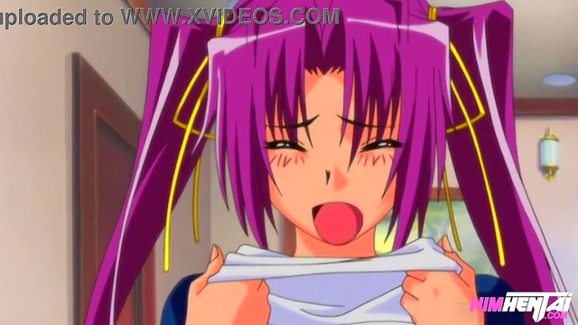 Hentai Uncensored - He masturbates his horny stepsister while talking to her boyfriend