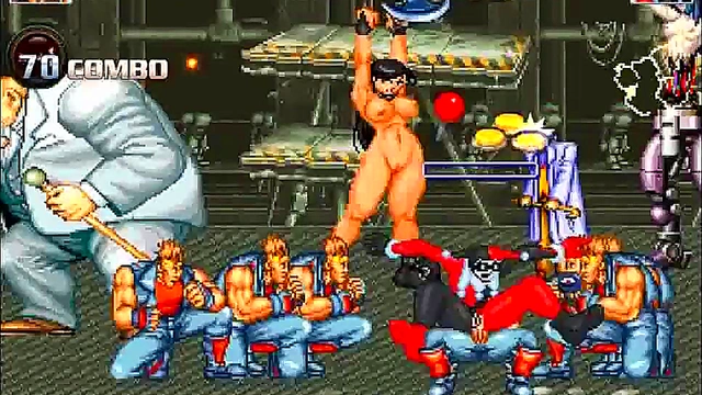 Hentai Mugen Harley Quinn Gangbang