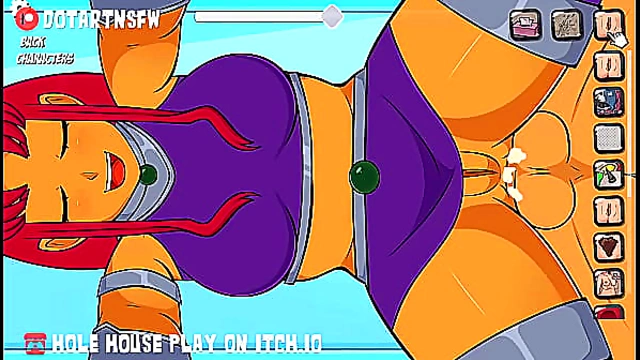 Starfire Big Ass Creampie Compliation - Hole House Game [Rule 34'Cartoon'Hentai]
