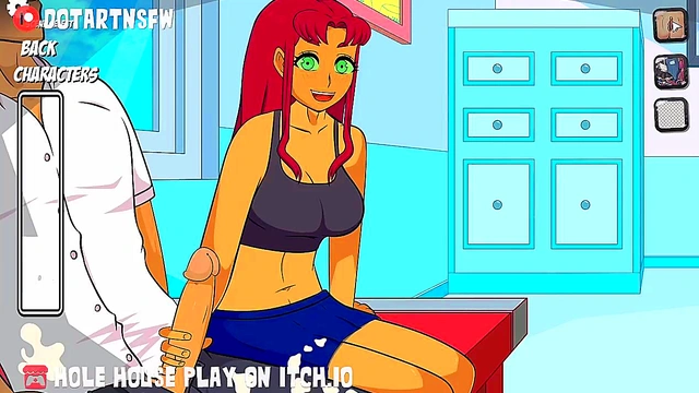 Starfire Big Ass Creampie Compliation - Hole House Game [Rule 34'Cartoon'Hentai]