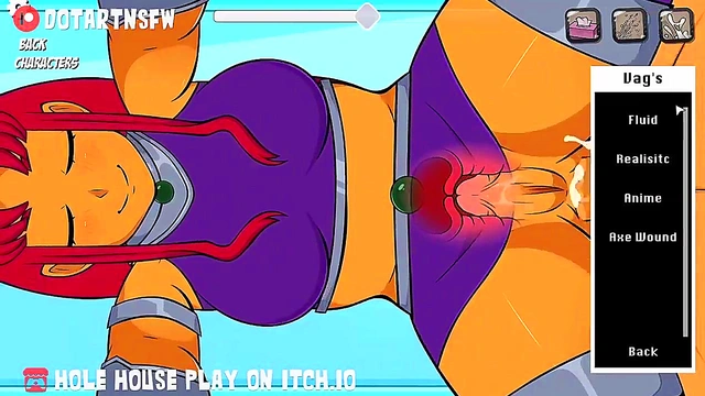 Starfire Big Ass Creampie Compliation - Hole House Game [Rule 34'Cartoon'Hentai]