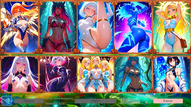 Battle Babes AI Hentai Compilation: Hot Elf Fantasy'Angels Demons'Gaming Cosplay in a
