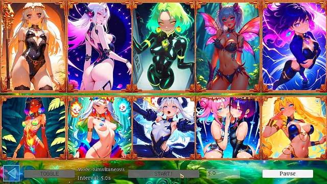 Battle Babes Hentai Game Slideshow - 10 Hot Fantasy Girls ft Elara'Seraphina Morrigan!