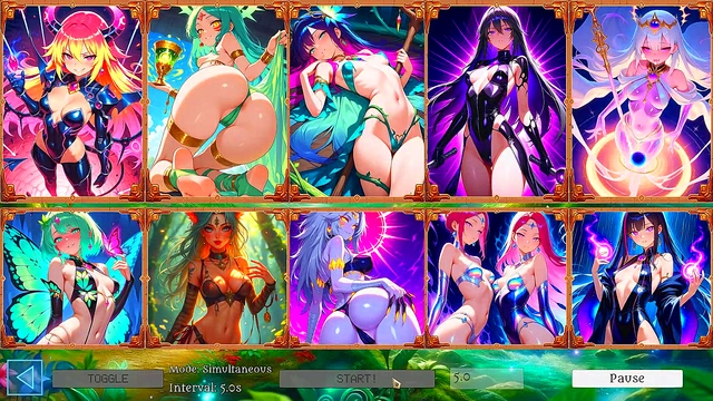 Battle Babes Hentai Game Slideshow - 10 Hot Fantasy Girls ft Elara'Seraphina Morrigan!
