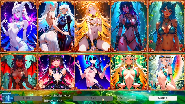 Battle Babes Hentai Game Slideshow - 10 Hot Fantasy Girls ft Elara'Seraphina Morrigan!