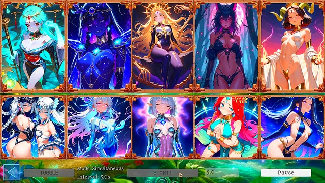 Battle Babes Hentai Game Slideshow - 10 Hot Fantasy Girls ft Elara'Seraphina Morrigan!