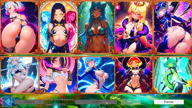 Battle Babes Hentai Game Slideshow - 10 Hot Fantasy Girls ft Elara'Seraphina Morrigan!