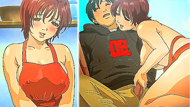 Hentai – Hot Stepmom Seduces Her Youthful Stepson [Uncensored] [Subtitled]