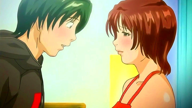 Hentai – Hot Stepmom Seduces Her Youthful Stepson [Uncensored] [Subtitled]