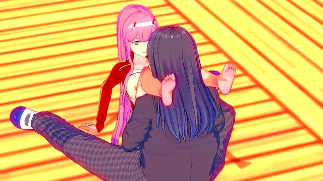 Zero Two of Darling in the Franxx getting fucked by an ugly guy