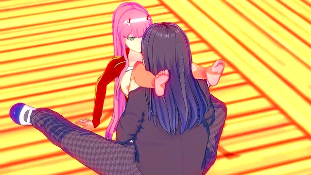 Zero Two of Darling in the Franxx getting fucked by an ugly guy