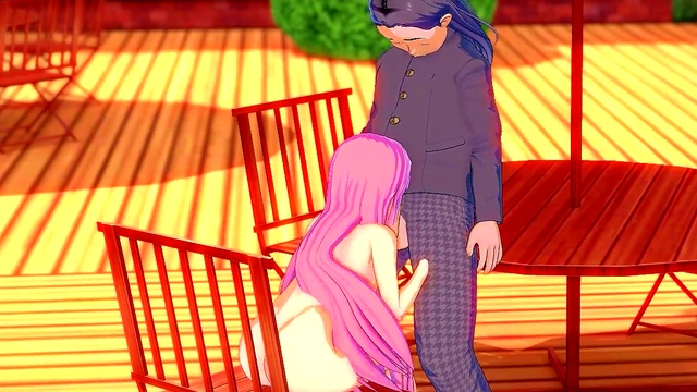 Zero Two of Darling in the Franxx getting fucked by an ugly guy