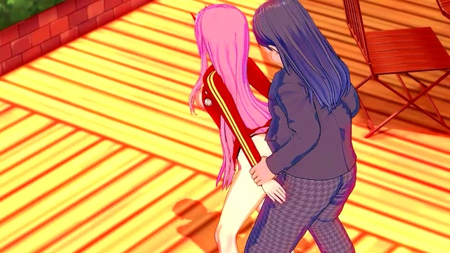 Zero Two of Darling in the Franxx getting fucked by an ugly guy