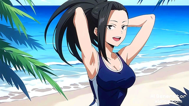 Momo Yaoyorozu MHA My Hero Academia Porn Hentai R34 collection nsfw nude cartoon porn