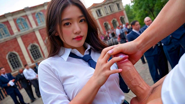 Asian Student Seduction: POV Titjob'Oral Cleanup'and Creampie Fantasy (with pussy