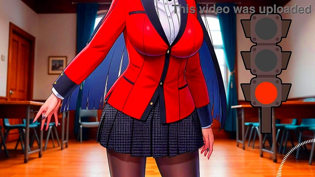 JOI hentai - Green light'red light Masturbation instructions with Spanish voice Kakegurui