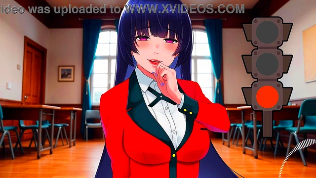 JOI hentai - Green light'red light Masturbation instructions with Spanish voice Kakegurui