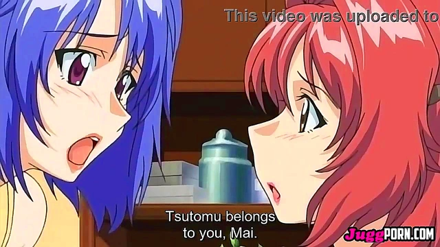 My Step Sister-in-Law and Her Busty Friend Suck My Cock - Uncensored Hentai